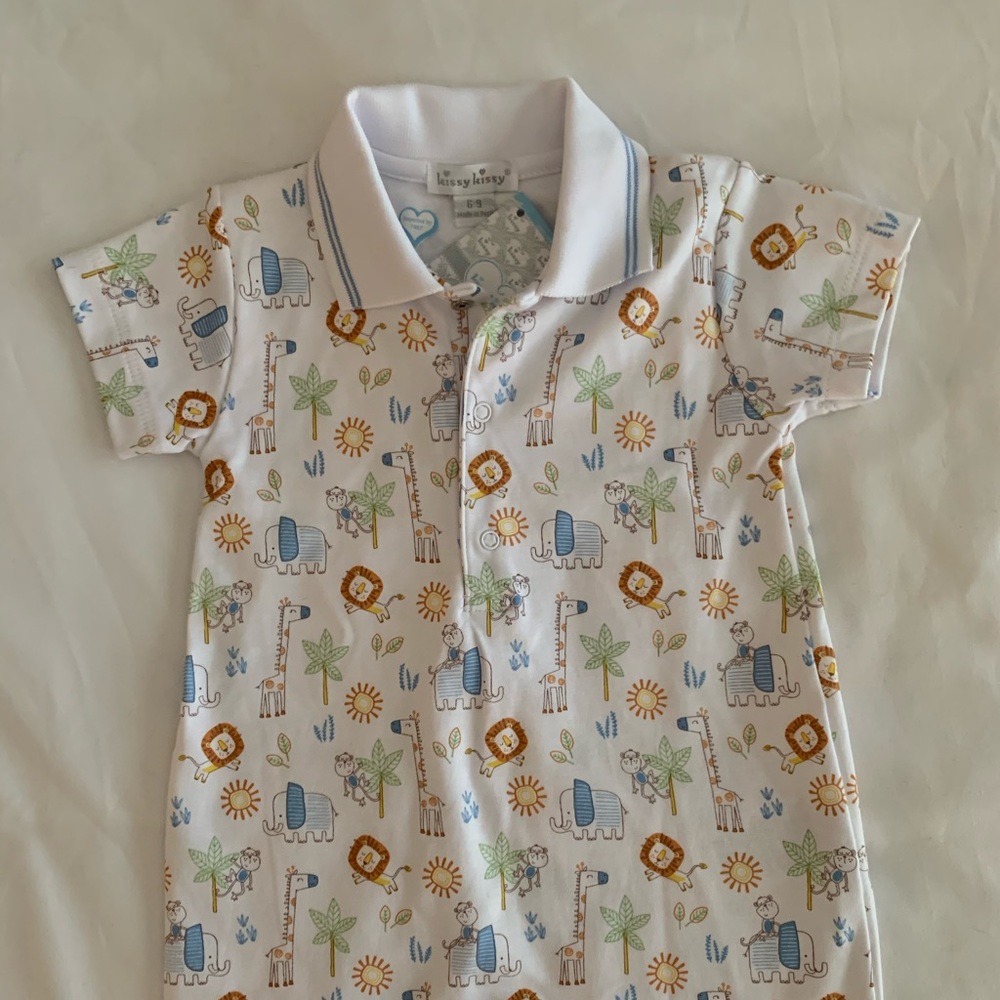 Kissy Kissy Jungle Animals One-piece 6-9M